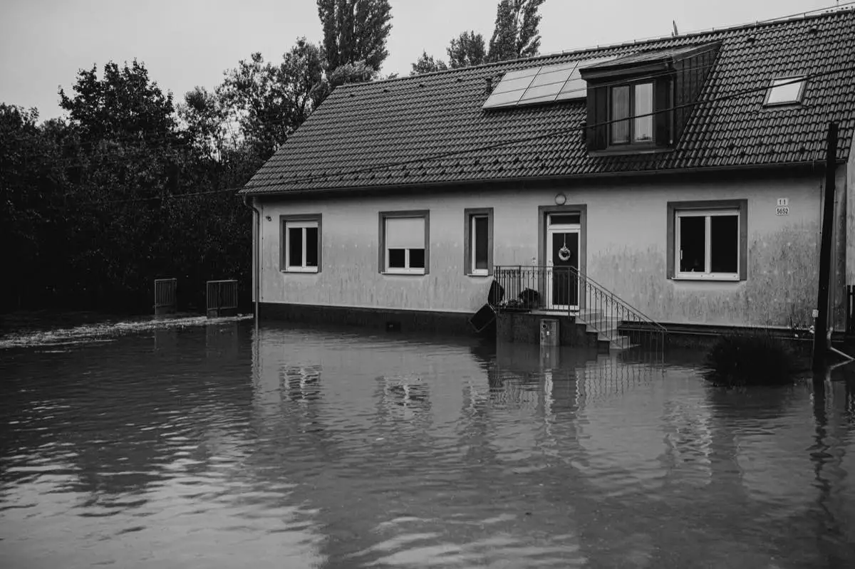 water damage project in Brownsville, TX — 2
